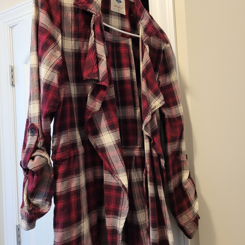Plaid Cardigan - Picture 2 of 2